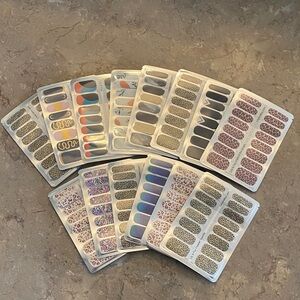 Lily and Fox Nail Wraps 14 Sets plus bonus. New.